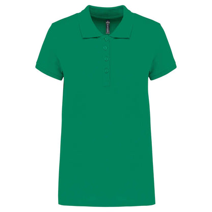 LADIES’ SHORT-SLEEVED PIQUÉ POLO SHIRT - Kelly Green - Main