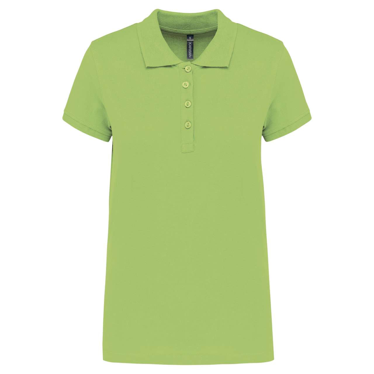LADIES’ SHORT-SLEEVED PIQUÉ POLO SHIRT - Lime - Main