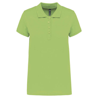 LADIES’ SHORT-SLEEVED PIQUÉ POLO SHIRT - Lime - Main
