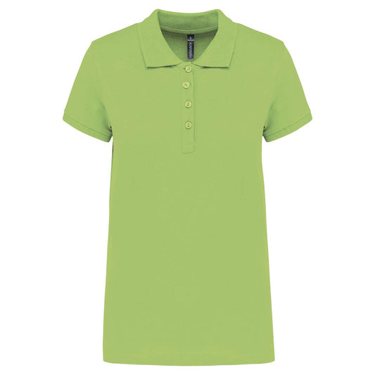 LADIES’ SHORT-SLEEVED PIQUÉ POLO SHIRT - Lime - Main