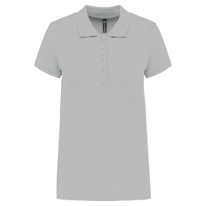 LADIES’ SHORT-SLEEVED PIQUÉ POLO SHIRT - Snow Grey - Main