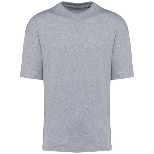 OVERSIZED SHORT SLEEVE UNISEX T-SHIRT - Oxford Grey - colorimageurl
