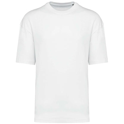 OVERSIZED SHORT SLEEVE UNISEX T-SHIRT - White - colorimageurl