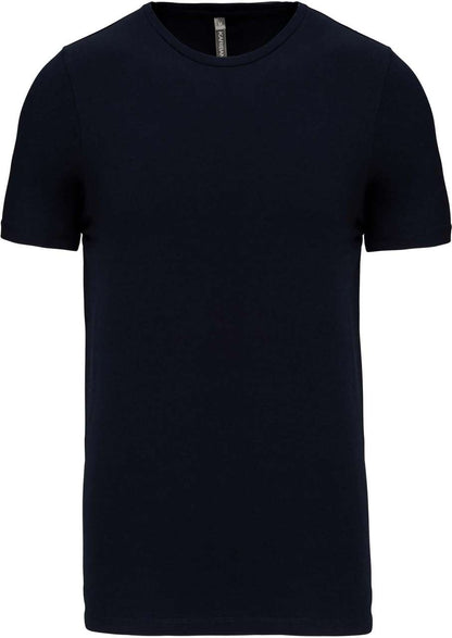 MEN'S SHORT-SLEEVED CREW NECK T-SHIRT - Navy - colorimageurl