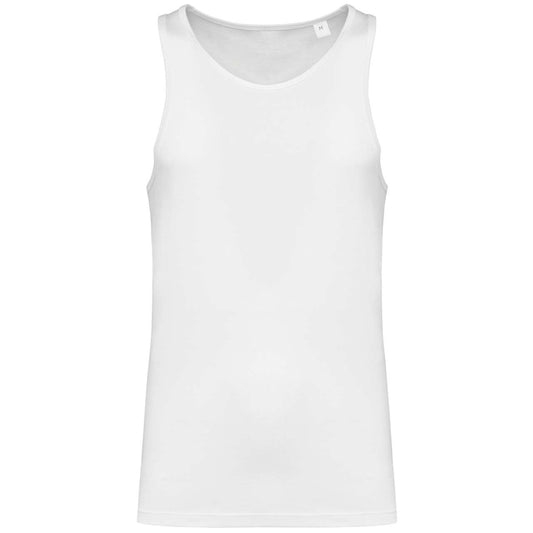 ECO-FRIENDLY MEN TANKTOP - White - colorimageurl