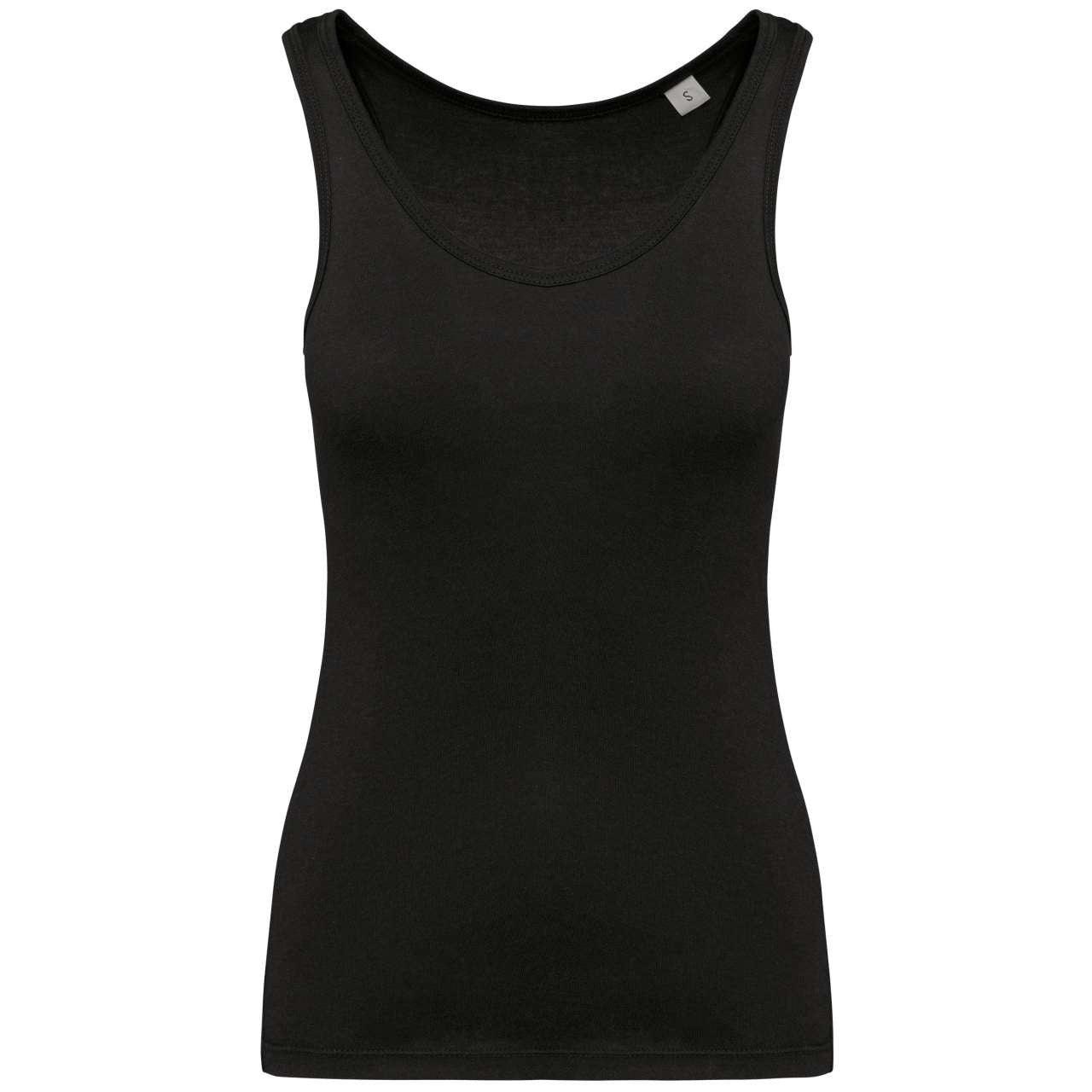 LADIES’ ECO-FRIENDLY TANK TOP - Black - colorimageurl
