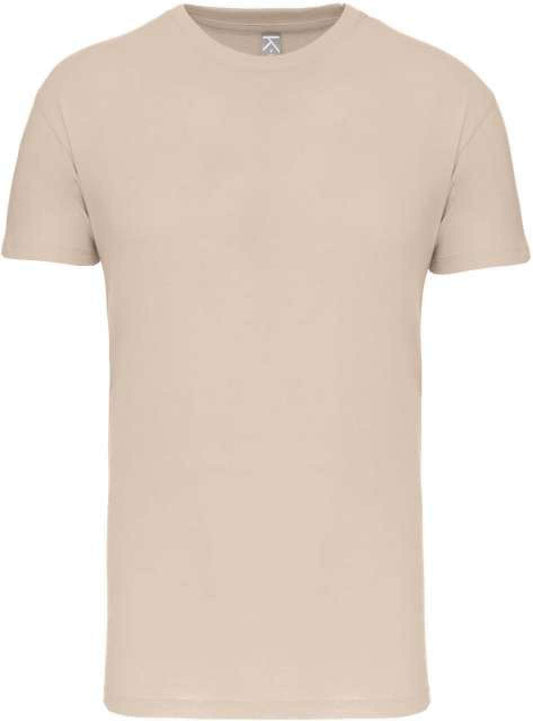 BIO150IC MEN'S ROUND NECK T-SHIRT - Light Sand - colorimageurl