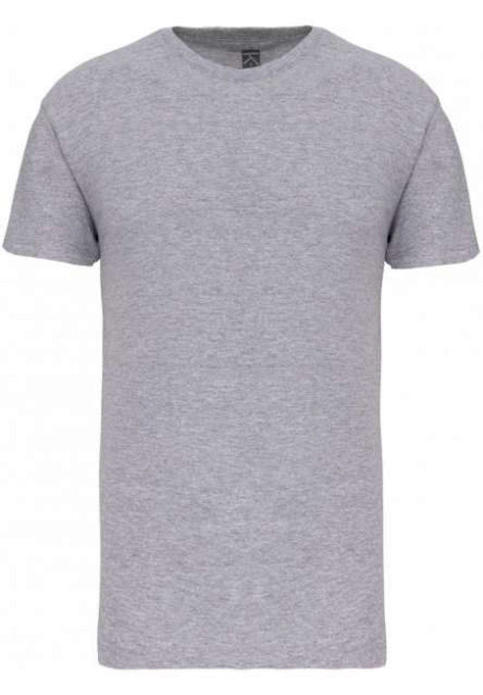 BIO150IC MEN'S ROUND NECK T-SHIRT - Oxford Grey - colorimageurl