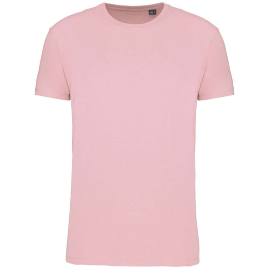 BIO150IC MEN'S ROUND NECK T-SHIRT - Pale Pink - colorimageurl