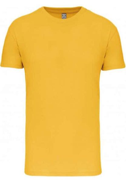 BIO150IC MEN'S ROUND NECK T-SHIRT - Yellow - colorimageurl