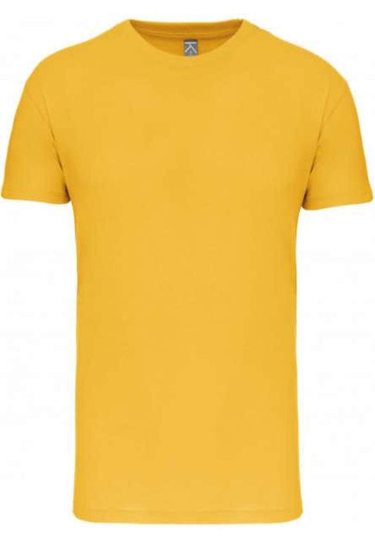 BIO150IC MEN'S ROUND NECK T-SHIRT - Yellow - colorimageurl