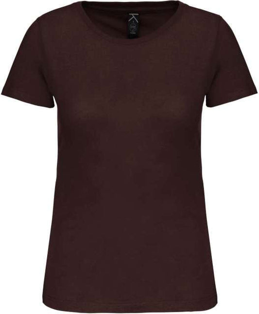 LADIES' BIO150IC CREW NECK T-SHIRT - Chocolate - colorimageurl