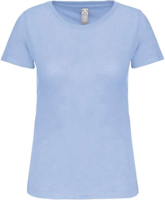 LADIES' BIO150IC CREW NECK T-SHIRT - Sky Blue - colorimageurl