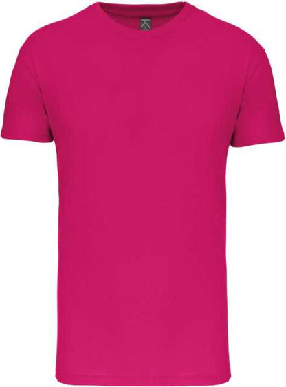 KIDS' BIO150IC CREW NECK T-SHIRT - Fuchsia - colorimageurl