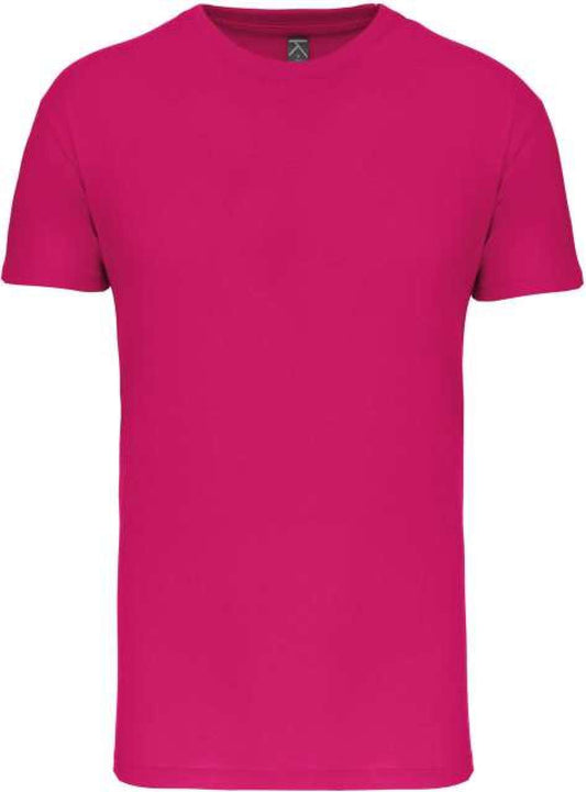 KIDS' BIO150IC CREW NECK T-SHIRT - Fuchsia - colorimageurl