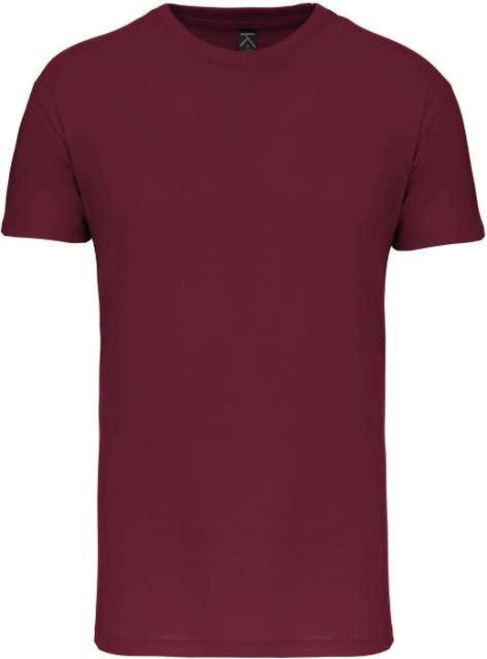 KIDS' BIO150IC CREW NECK T-SHIRT - Wine - colorimageurl