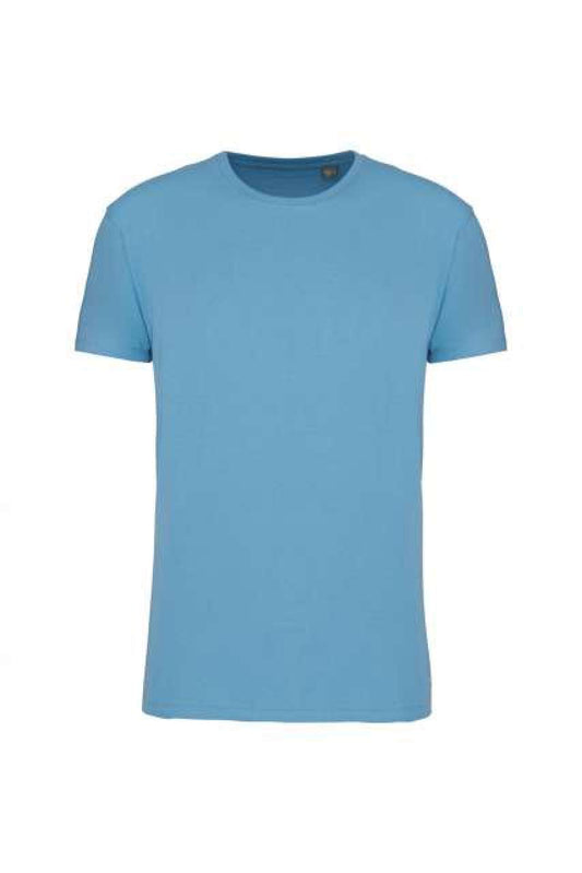ORGANIC 190IC CREW NECK T-SHIRT - Cloudy Blue Heather - colorimageurl