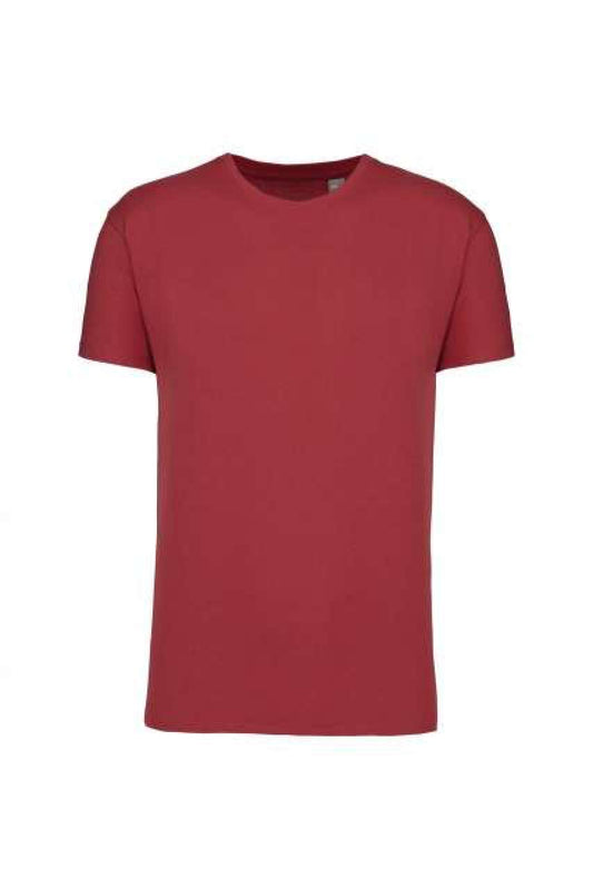 ORGANIC 190IC CREW NECK T-SHIRT - Terracotta Red - colorimageurl