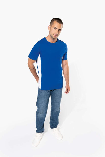 TIGER - SHORT-SLEEVED TWO-TONE T-SHIRT - Black/Orange - Additional