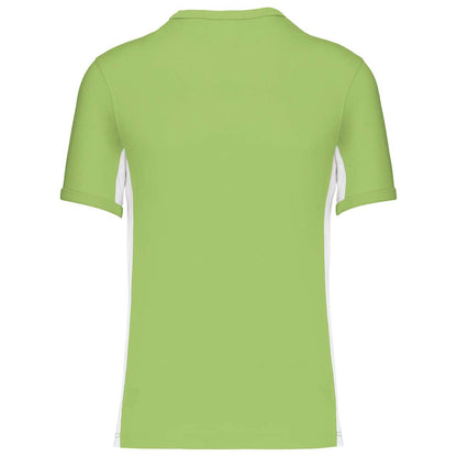 TIGER - SHORT-SLEEVED TWO-TONE T-SHIRT - Lime/White - Additional
