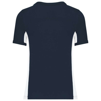 TIGER - SHORT-SLEEVED TWO-TONE T-SHIRT - Navy/White - Additional