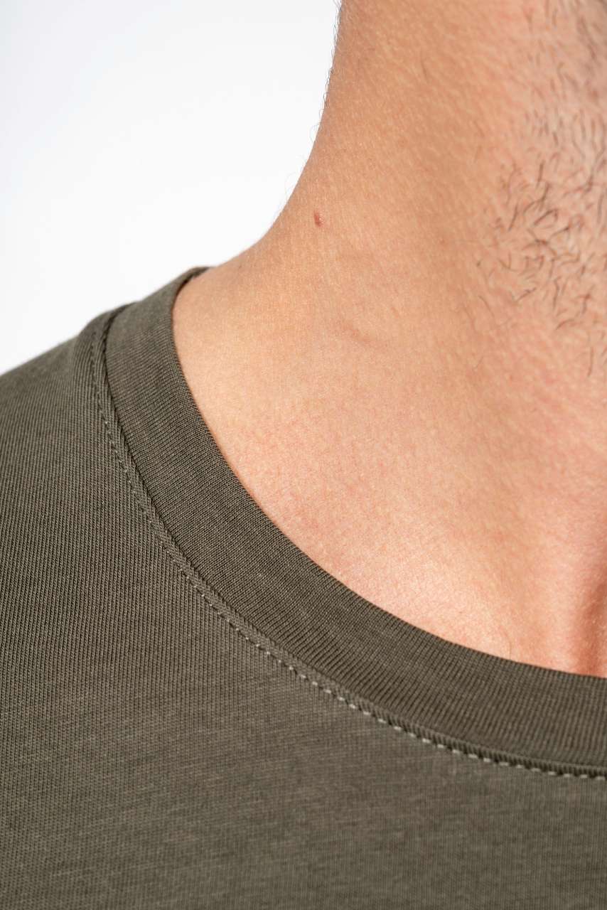 SHORT-SLEEVED CREW NECK T-SHIRT - Oxford Grey - Additional