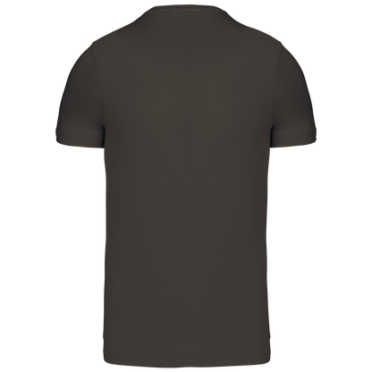 SHORT-SLEEVED CREW NECK T-SHIRT - Dark Grey - Additional