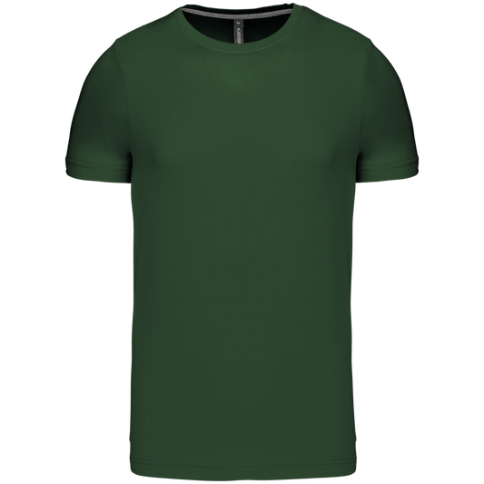 SHORT-SLEEVED CREW NECK T-SHIRT - Forest Green - Main