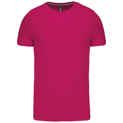 SHORT-SLEEVED CREW NECK T-SHIRT - Fuchsia - Main