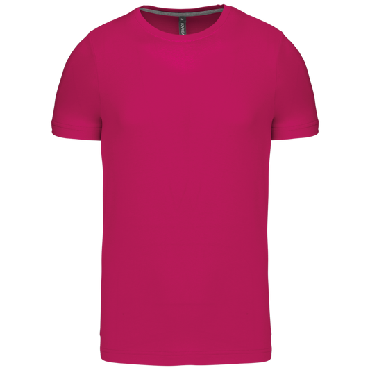 SHORT-SLEEVED CREW NECK T-SHIRT - Fuchsia - Main