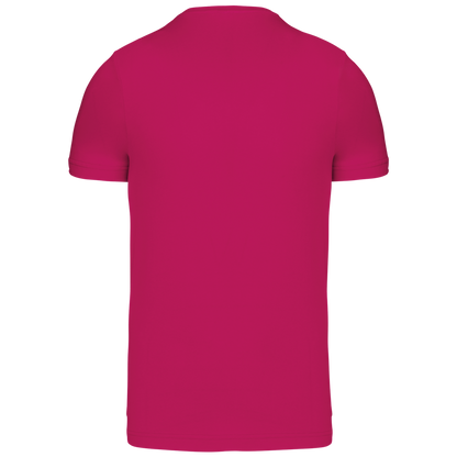 SHORT-SLEEVED CREW NECK T-SHIRT - Fuchsia - Additional