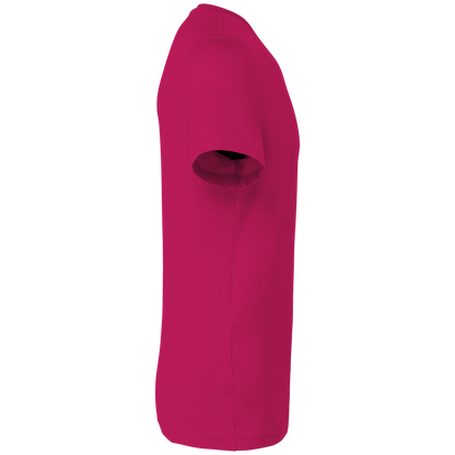 SHORT-SLEEVED CREW NECK T-SHIRT - Fuchsia - Additional