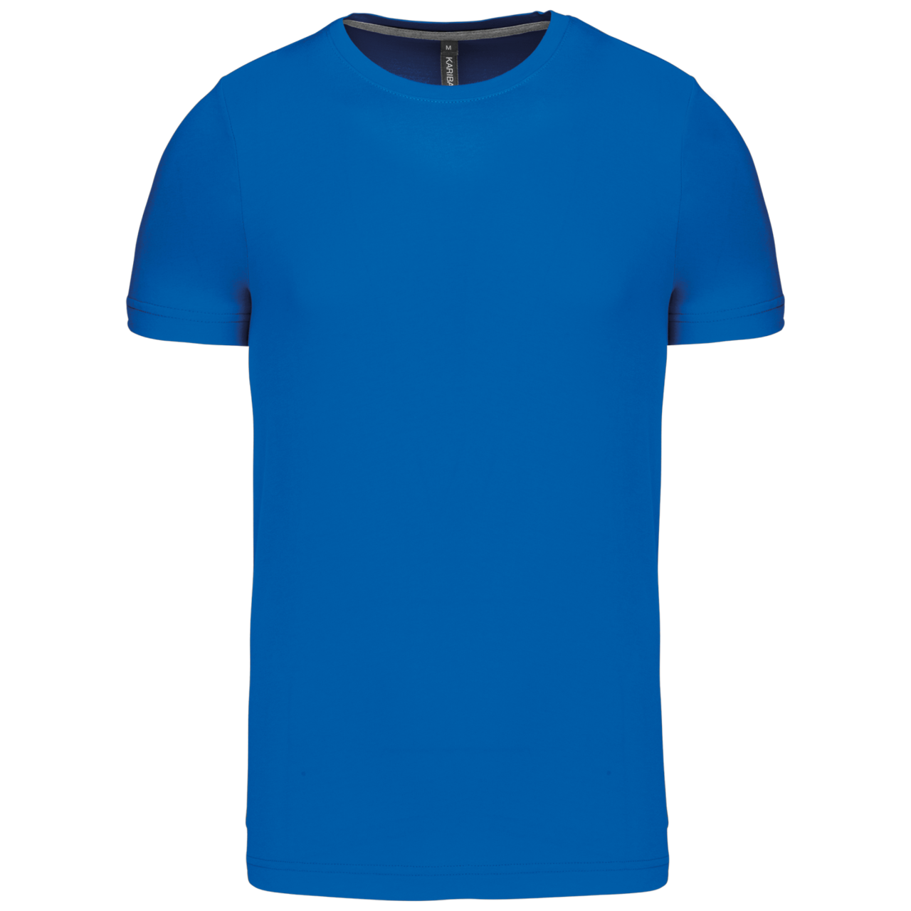 SHORT-SLEEVED CREW NECK T-SHIRT - Light Royal Blue - Main