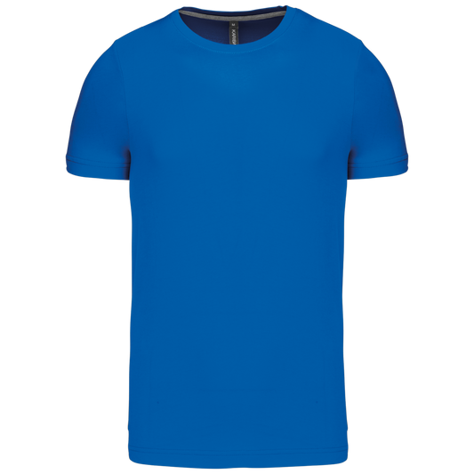 SHORT-SLEEVED CREW NECK T-SHIRT - Light Royal Blue - Main