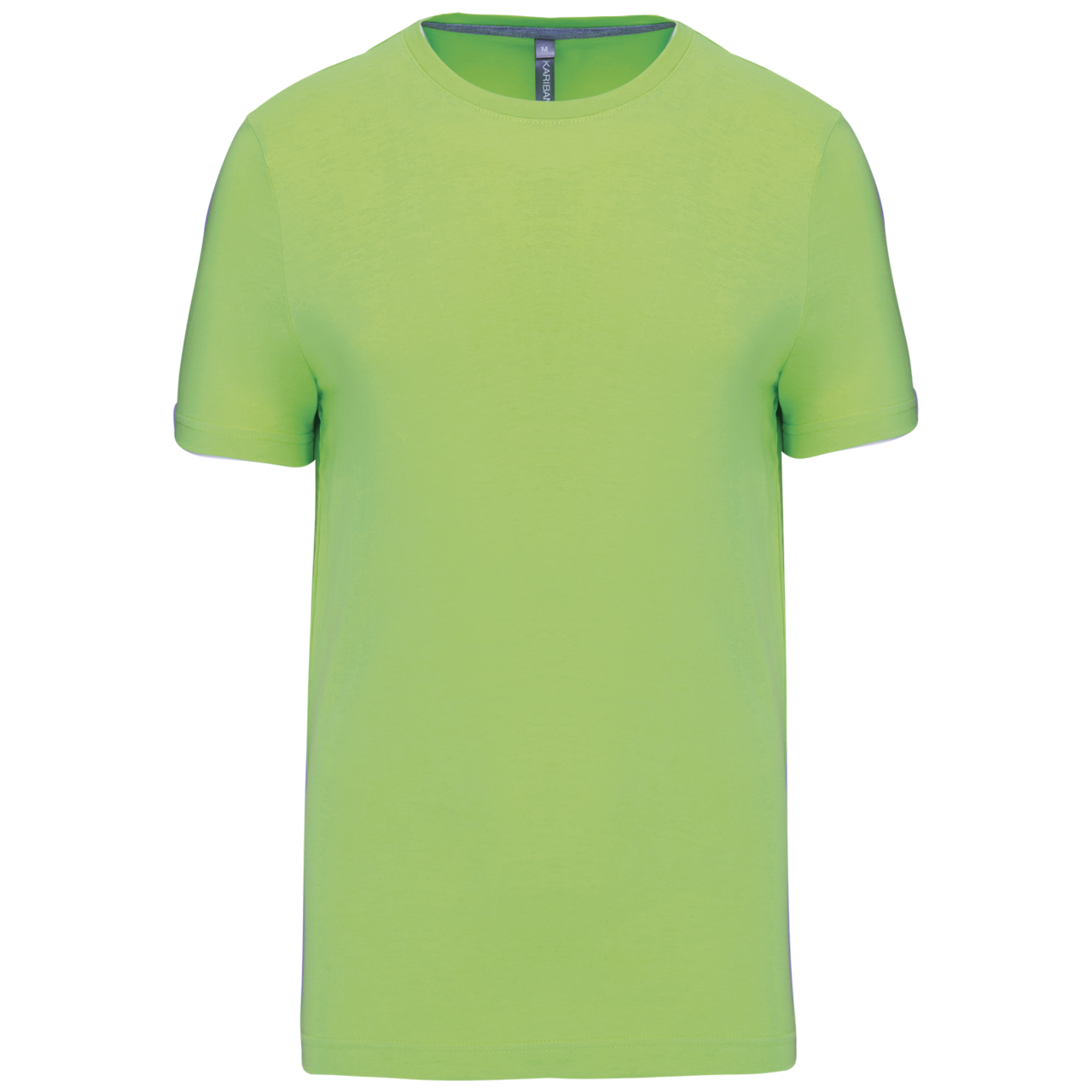 SHORT-SLEEVED CREW NECK T-SHIRT - Lime - Main