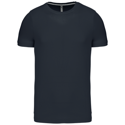 SHORT-SLEEVED CREW NECK T-SHIRT - Navy - Main