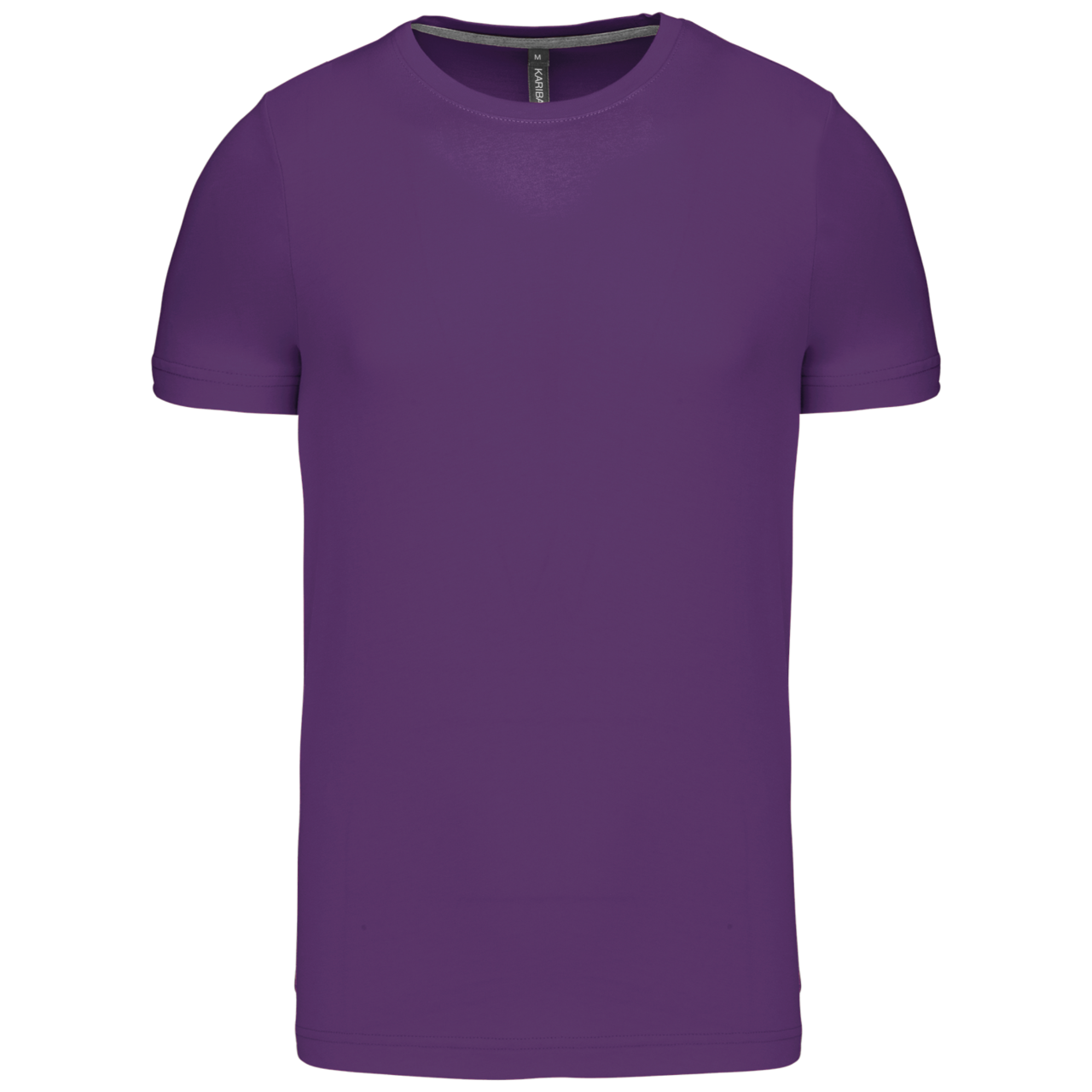 SHORT-SLEEVED CREW NECK T-SHIRT - Purple - Main