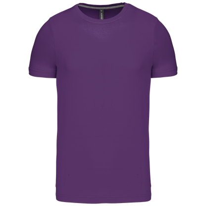 SHORT-SLEEVED CREW NECK T-SHIRT - Purple - Main