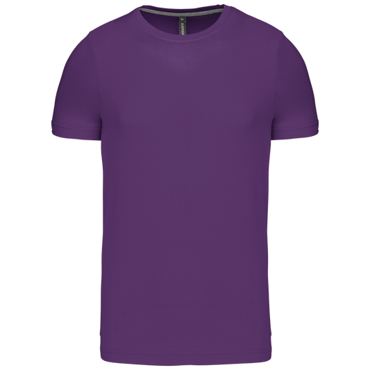 SHORT-SLEEVED CREW NECK T-SHIRT - Purple - Main