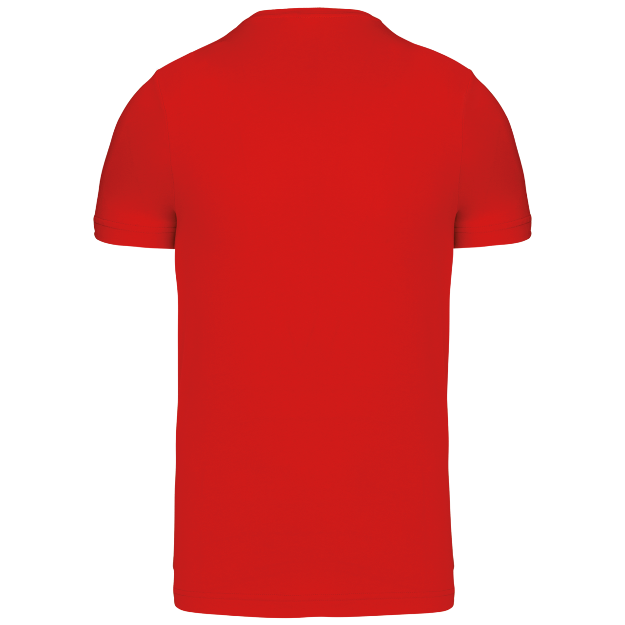 SHORT-SLEEVED CREW NECK T-SHIRT - Red - Additional