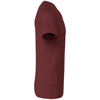 SHORT-SLEEVED CREW NECK T-SHIRT - Wine - Additional