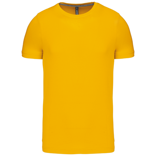SHORT-SLEEVED CREW NECK T-SHIRT - Yellow - Main