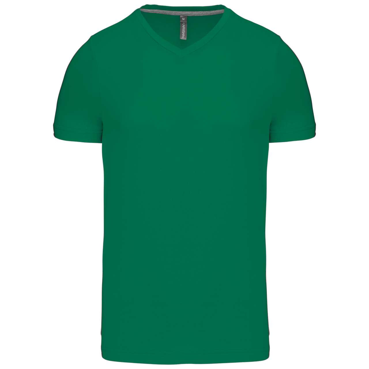 MEN'S SHORT-SLEEVED V-NECK T-SHIRT - Kelly Green - Main