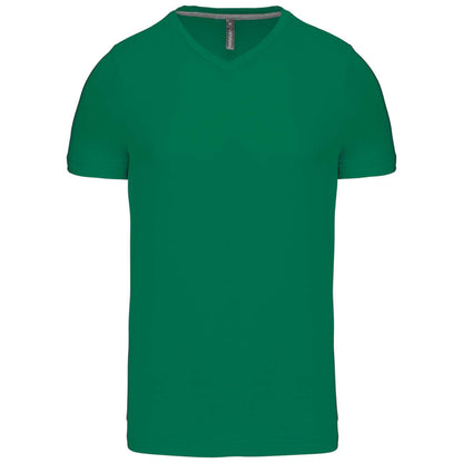 MEN'S SHORT-SLEEVED V-NECK T-SHIRT - Kelly Green - Main