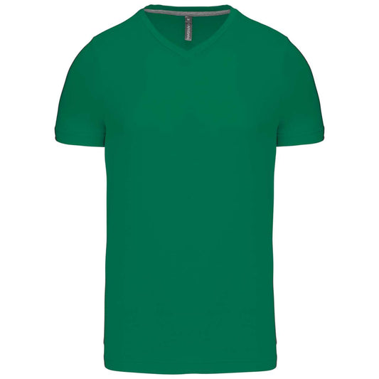 MEN'S SHORT-SLEEVED V-NECK T-SHIRT - Kelly Green - Main