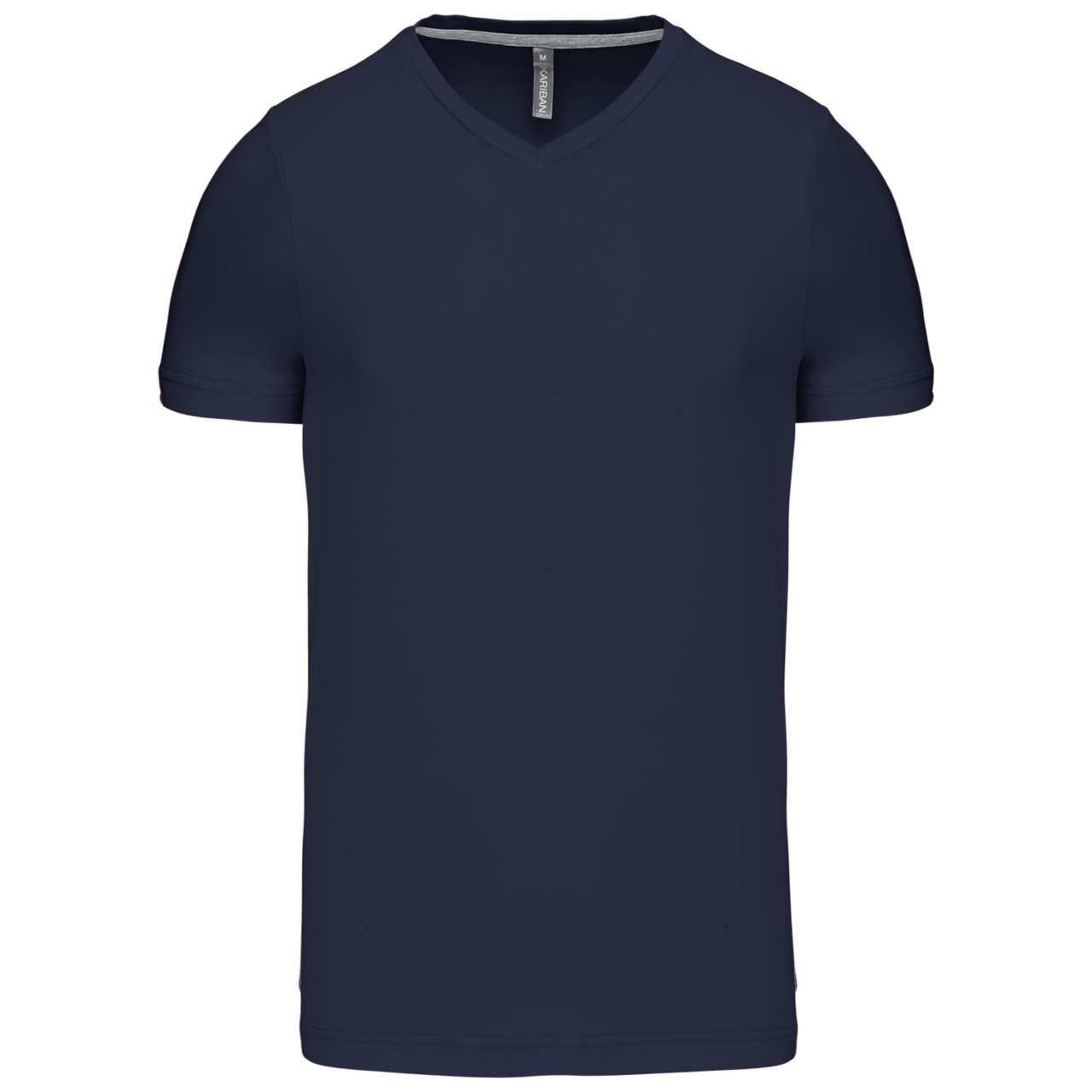 MEN'S SHORT-SLEEVED V-NECK T-SHIRT - Navy - Main