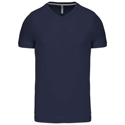 MEN'S SHORT-SLEEVED V-NECK T-SHIRT - Navy - Main