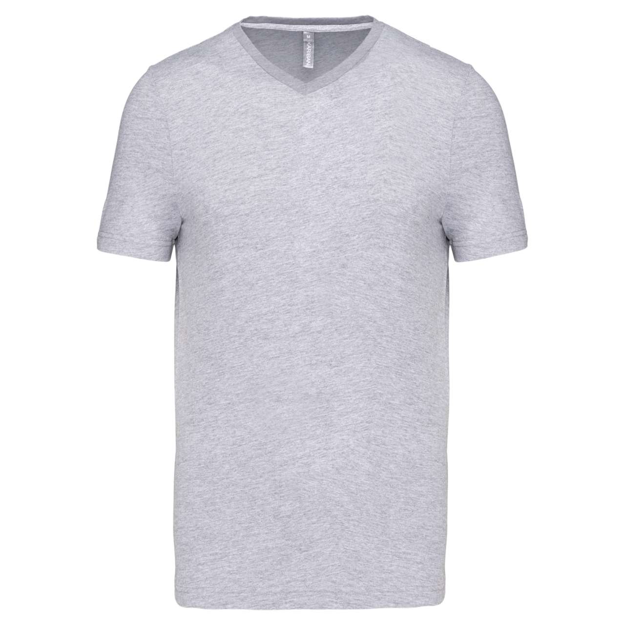 MEN'S SHORT-SLEEVED V-NECK T-SHIRT - Oxford Grey - Main