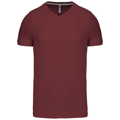 MEN'S SHORT-SLEEVED V-NECK T-SHIRT - Color Image