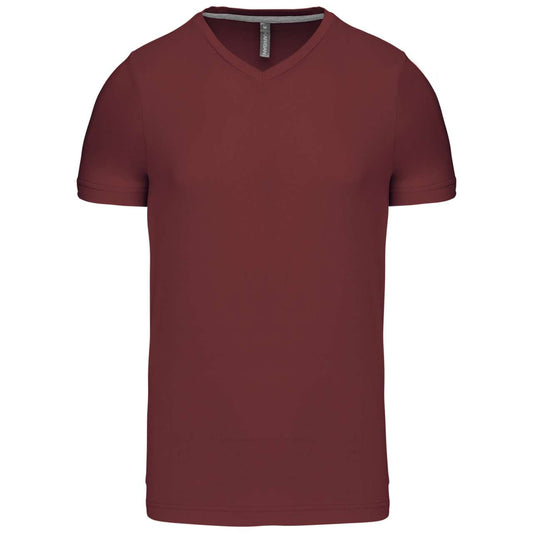 MEN'S SHORT-SLEEVED V-NECK T-SHIRT - Color Image